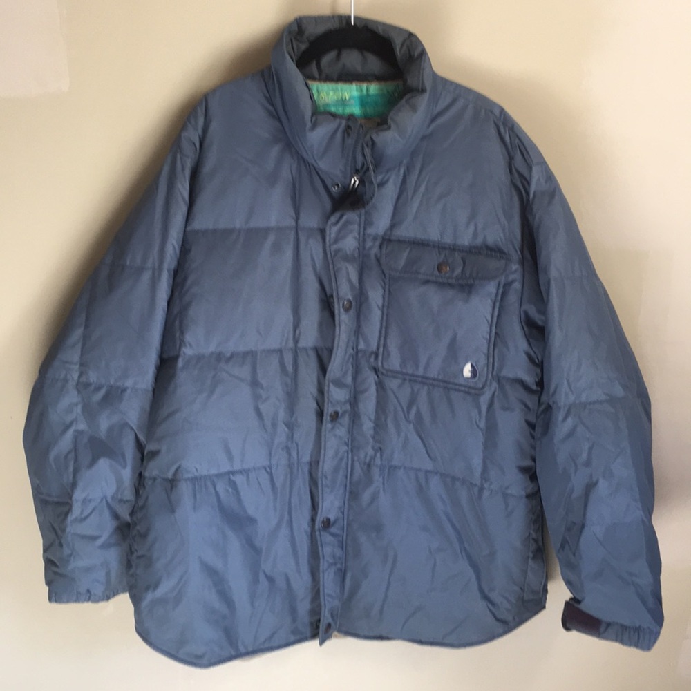 Men’s Burton Snowboard Down Grey/Blue Jacket